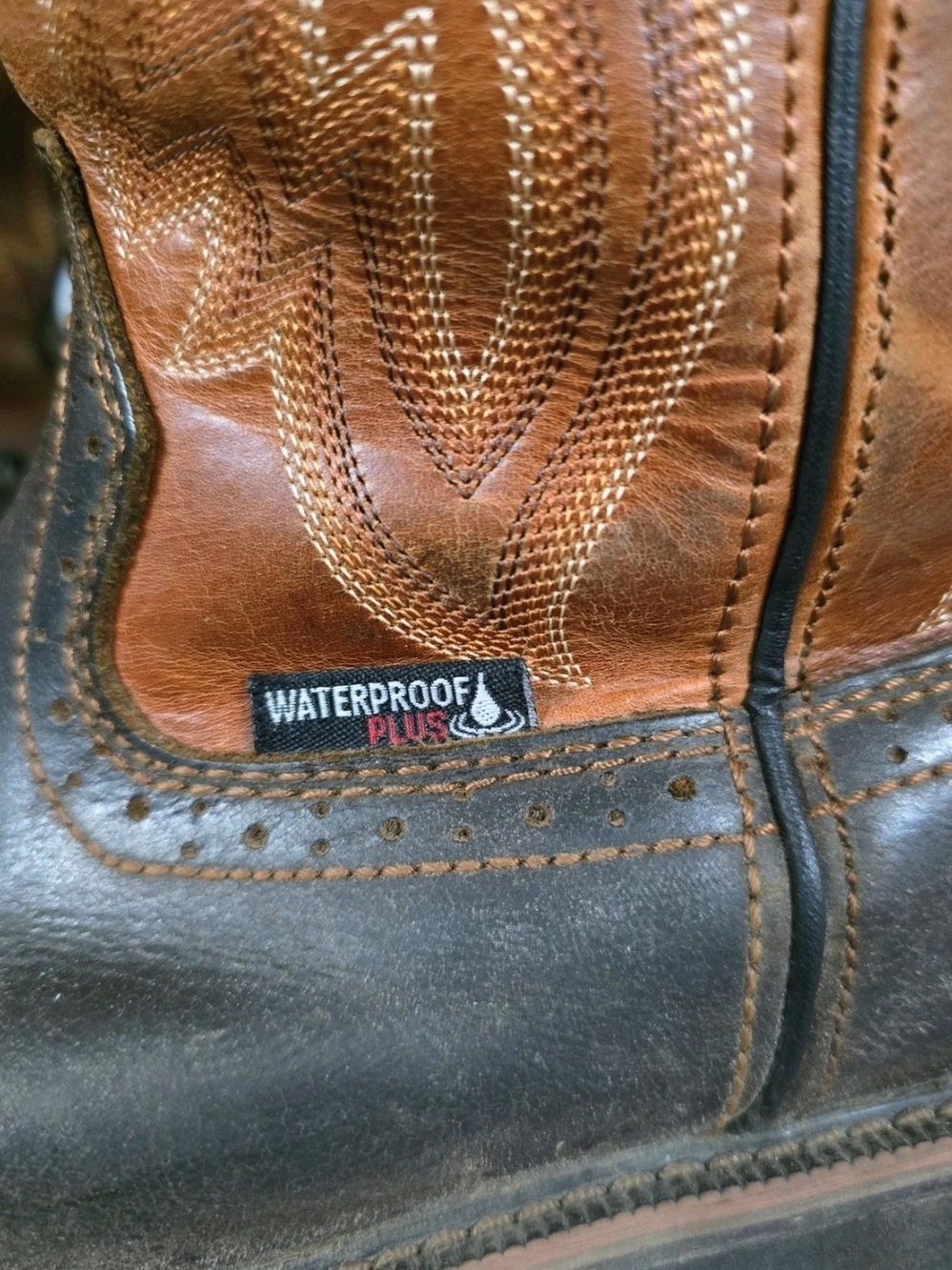 Wolverine Men's Rancher Waterproof Square-Toe Steel-Toe Wellington Work Boots.